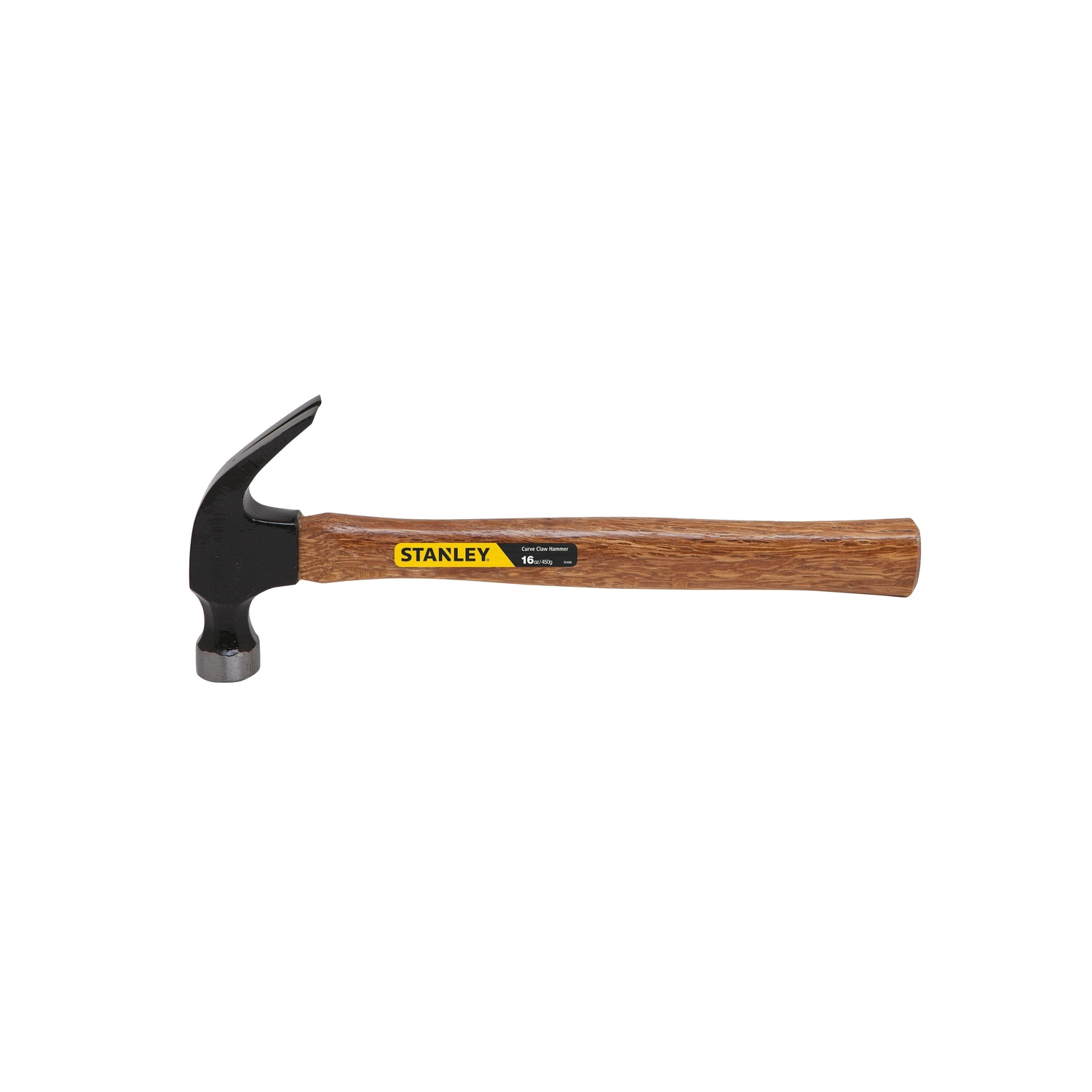 Photos - Hammer Stanley 16 oz Smooth Face Nailing Curved Claw  5.25 in. Wood Handle 