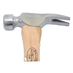 Vaughan Dalluge 16 oz Smooth Face Framing Hammer 11 in. Hickory Handle