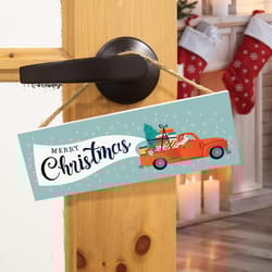 P Graham Dunn Multicolored Merry Christmas Truck Wall Sign 3.5 in.