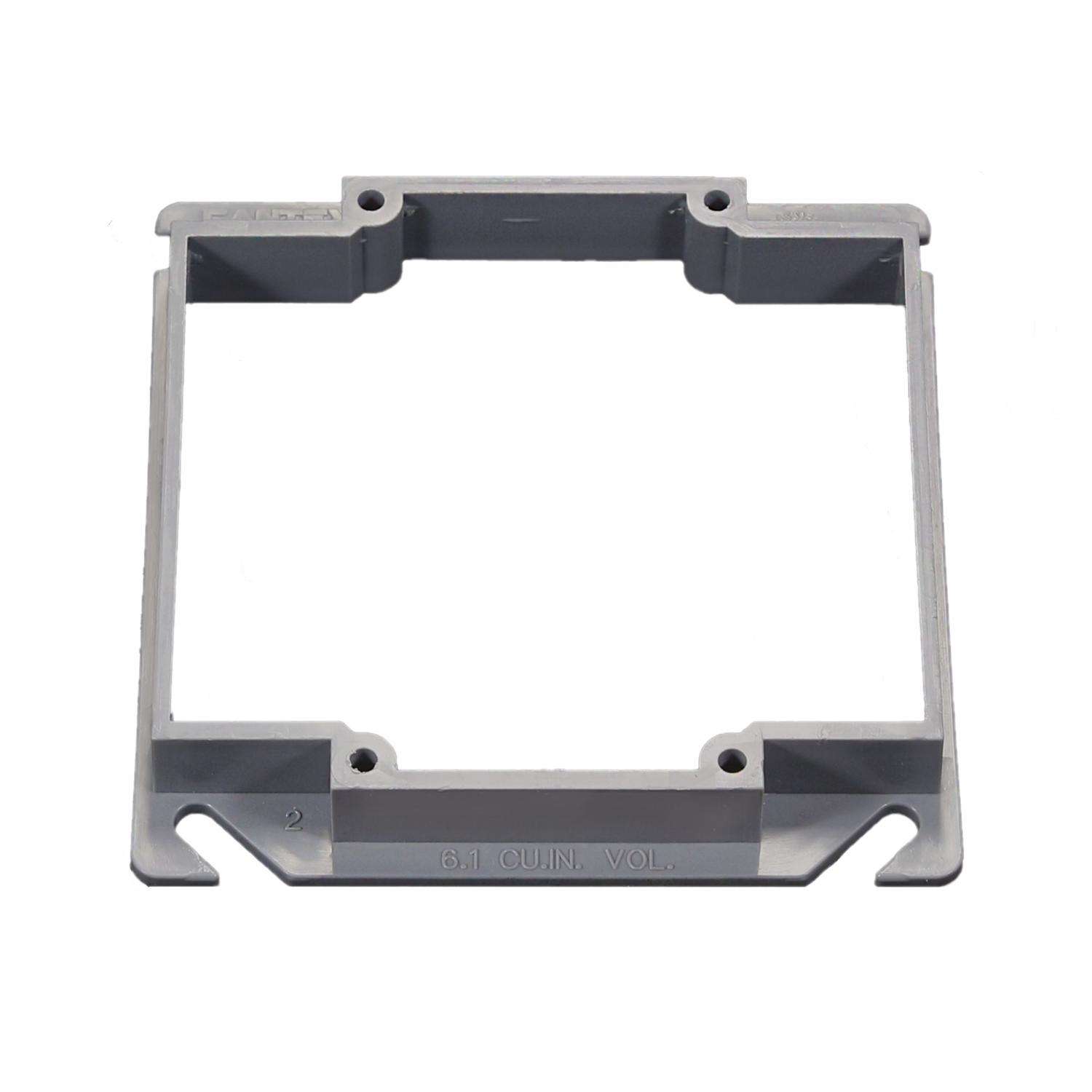 CANTEX 2-Gang Orange Plastic New Work Interior Wall Electrical Box Mounting  Bracket in the Electrical Box Mounting Brackets department at