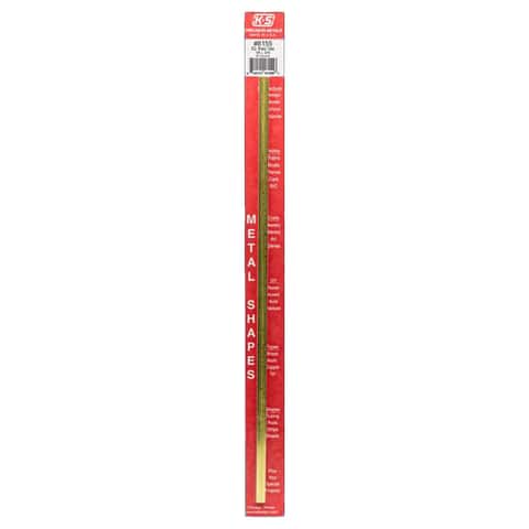 K&S 1/16 in. W X 12 in. L Square Brass Tube 2 pk K&S 1/16 in. W X 12 in. L Square Brass Tube 2 pk