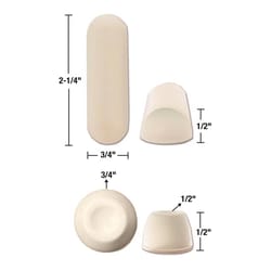 Danco Toilet Seat Bumpers White Rubber