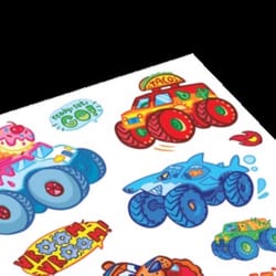 OOLY Stickiville Vinyl Monster Truck Stickers 1 pk