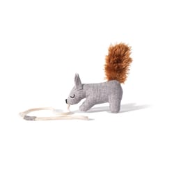 Pet Shop by Fringe Studio Gray One Tuff Nut Cat Toy 1 pk