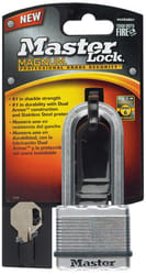 Master Lock 1-7/16 in. H X 2 in. W X 13/16 in. L Steel 4-Pin Cylinder Weather-Resistant Padlock