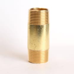 ATC 3/4 in. MPT 3/4 in. D MPT Yellow Brass Nipple 2-1/2 in. L