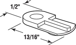 Prime-Line White Plastic Screen Clip For 4 pk