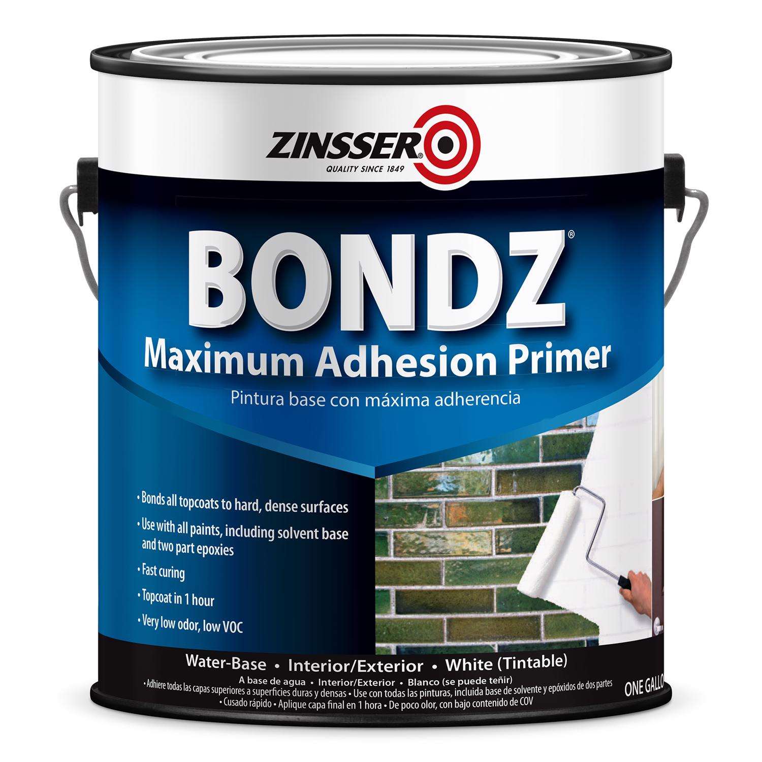 Zinsser Bondz White Maximum Adhesive Primer 1 gal Ace Hardware