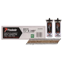 Paslode ProStrip 1-1/2 in. L Paper Strip Brite Fuel and Nail Kit 30 deg 1 pk