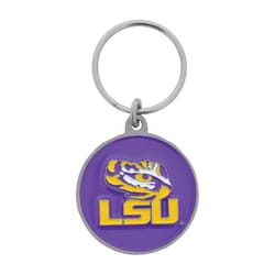 HILLMAN NCAA Tempered Steel Purple Split Ring Keychain