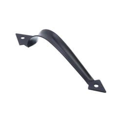 Ace 8.75 in. L Matte Black Stainless Steel Ornamental Gate Pull