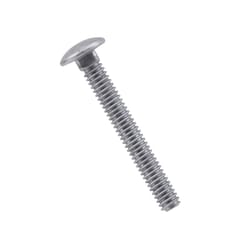 HILLMAN 1/4 in. X 1 in. L Hot Dipped Galvanized Steel Carriage Bolt 100 pk