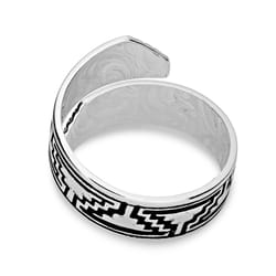 Montana Silversmiths Women's Anasazi Black/Silver Ring