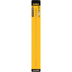 DeWalt Black & Gold 1/8 in. X 12 in. L High Speed Steel Split Point Aircraft Drill Bit Straight Shan