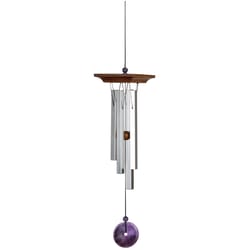 Woodstock Chimes Multi-color Aluminum/Wood 21 in. Amethyst Wind Chime