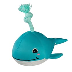 Pet Shop by Fringe Studio Blue/White Neoprene Whale Dog Toy 1 pk