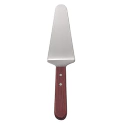 Harold Import Brown Stainless Steel/Wood Pie Server