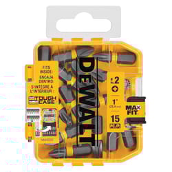 DeWalt Max Fit Phillips #2 X 1 in. L Insert Bit S2 Tool Steel 15 pc