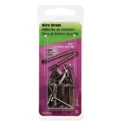 HILLMAN 18 Ga. X 1 in. L Bright Steel Brad Nails 1 pk 2 oz