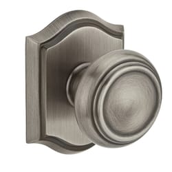 Baldwin Reserve Traditional Matte Antique Nickel Privacy Knob Right or Left Handed