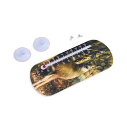 Taylor Deer Tube Thermometer Plastic Multicolored 8 in.
