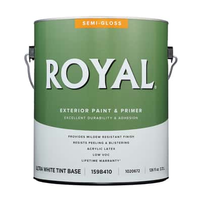 Royal Semi-Gloss Exterior Paint Can