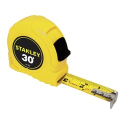 STANLEY 30 ft. L X 1 in. W Compact Tape Measure 1 pk