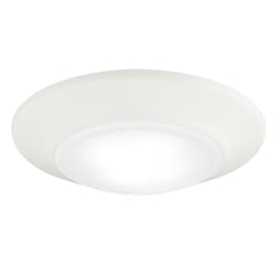 Westinghouse 1 in. H X 6 in. W X 6 in. L White Ceiling Light