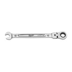 Milwaukee 10 mm X 10 mm 12 Point Metric Flex Head Combination Wrench 6.5 in. L 1 pc