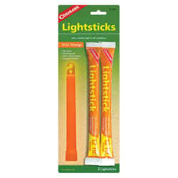 Coghlan's Orange Lightsticks 8 in. H 2 pc