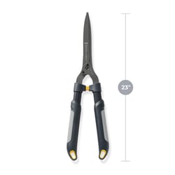 Woodland Tools LeverAction 12 in. High Carbon Steel Serrated Hedge Shears