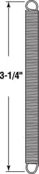 Prime-Line 3-1/4 in. L X 1/4 in. D Extension Spring 2 pk