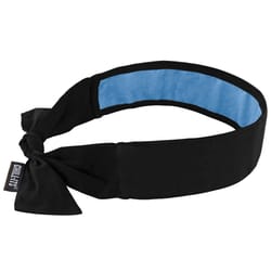 Ergodyne Chill-Its Bandana With Towel Black One Size Fits Most