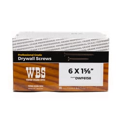 Big Timber No. 6 Ga. X 1-5/8 in. L Phillips Fine Drywall Screws 5000 pk