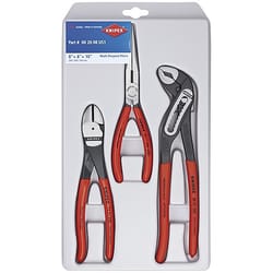 Knipex 3 pc Chrome Vanadium Steel Multi Purpose Pliers Set