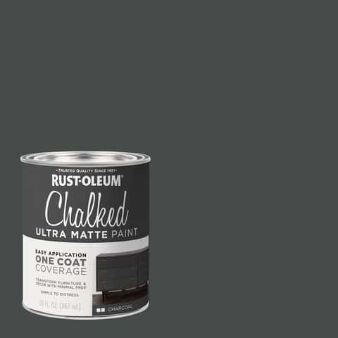 Rust-Oleum 12 oz. Chalked Charcoal Ultra Matte Spray Paint 342475 - The  Home Depot