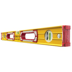 STABILA 36 in. Aluminum Type 196 Heavy Duty Level 3 vial