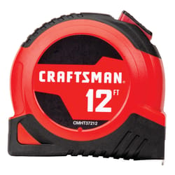 Craftsman 12 ft. L X 1 in. W Tape Measure 1 pk