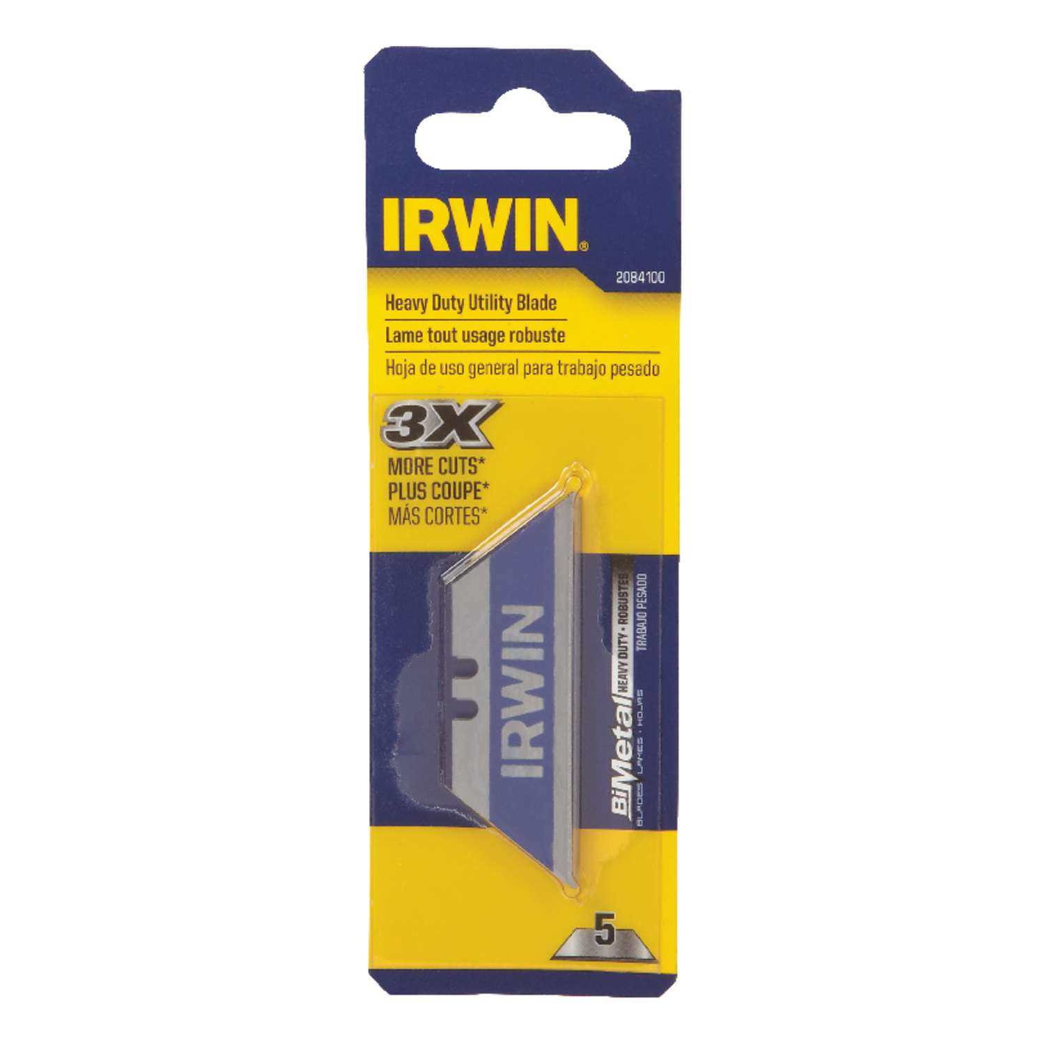 Irwin BiMetal Heavy Duty Replacement Blade 2.5 in. L 5 pc. Ace Hardware