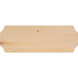 HILLMAN Natural Wood Rectangle Address Plate