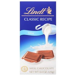 Lindt Classic Recipe Milk Chocolate Bar 4.4 oz