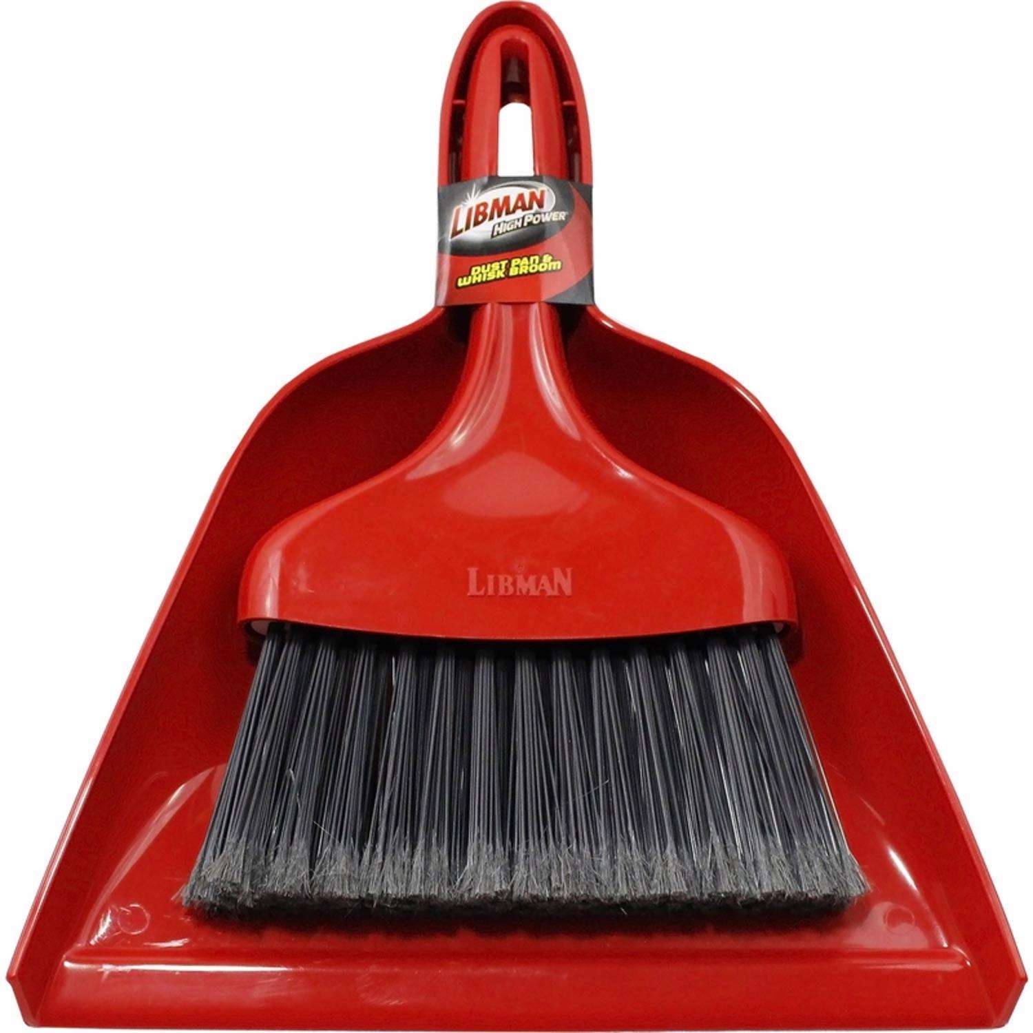 Libman 10 in. W Fine Recycled PET Dust Pan with Whisk Broom Ace Hardware