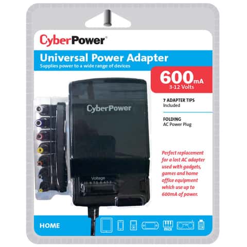 CyberPower 22 AWG 3-12 V 2.3 in. L Power Adapter - Ace Hardware