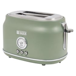 Haden Dorset Stainless Steel Green 2 slot Toaster 8 in. H X 13 in. W X 9 in. D