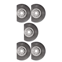 Fein Starlock 3-3/8 in. S X 3-3/8 in. L High Speed Steel Segment Saw Blade 5 pk