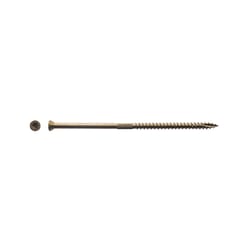 Big Timber No. 9 Sizes X 6 in. L Star Bronze Deep Wood Screws 43 pk