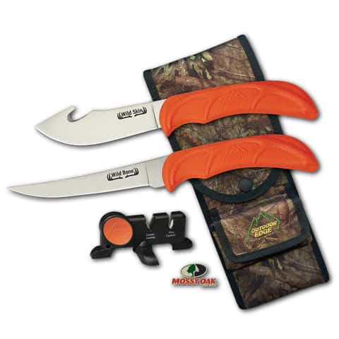Outdoor Edge WildGuide Knife Set - Orange