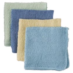 Kane Home Assorted Cotton Raindow Terry Washcloth 12 pc