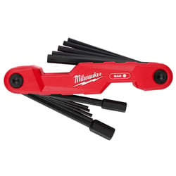 Milwaukee SAE Fold-Up Hex Key Set 1 pc