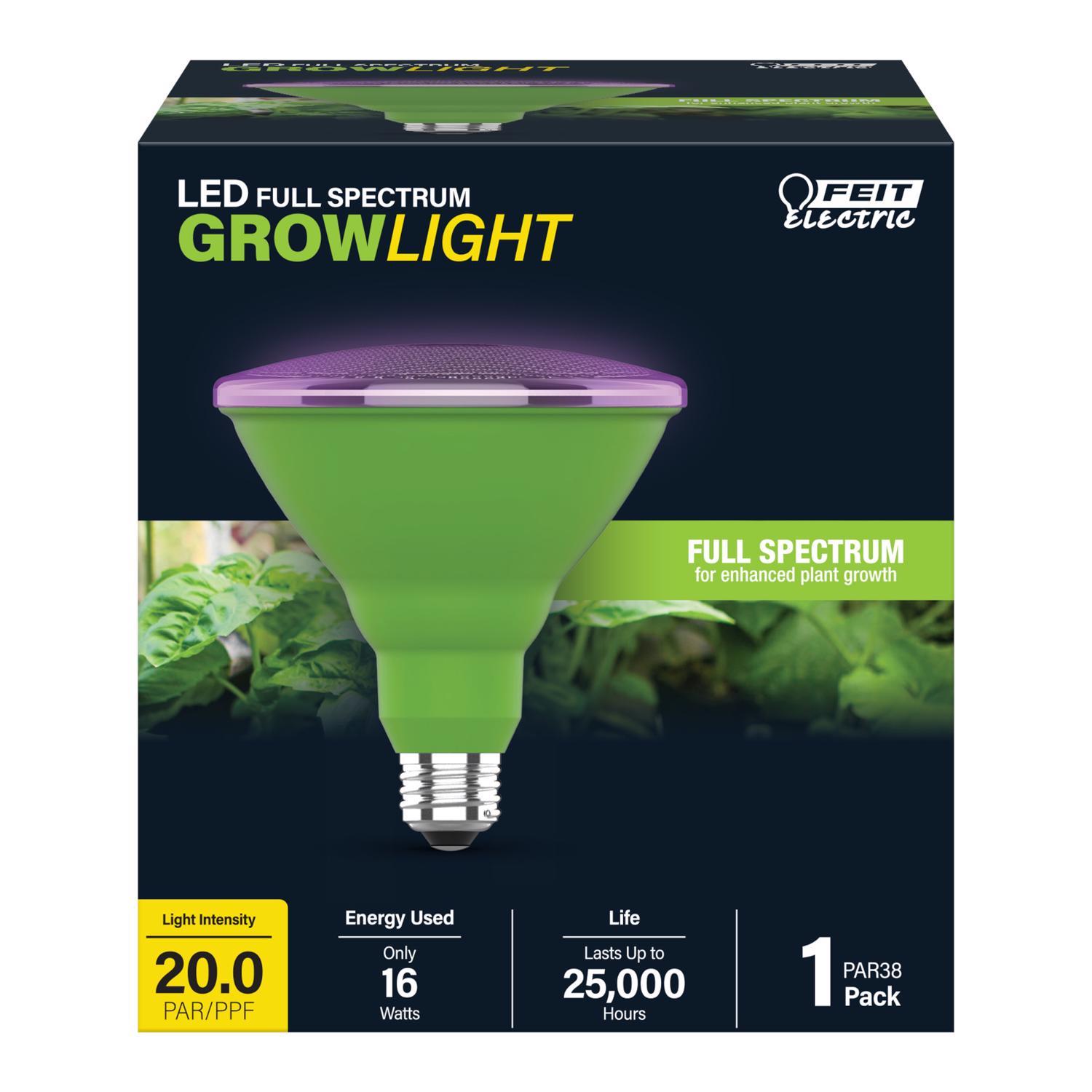 Photos - Light Bulb Feit PAR38 E26  LED Grow Light Blue 16 Watt Equivalence 1 pk PAR38/GROW/LED(Medium)